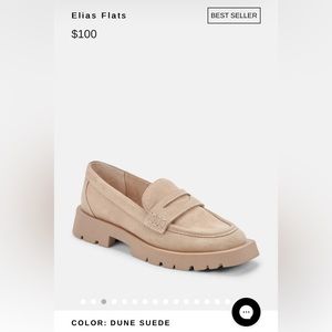 Elias Flats in Dune Suede - Dolce Vita